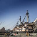 HMS Victory, Lord Nelson's flagship during the Battle of Trafalgar, is now in Portsmouth Historic Dockyard home