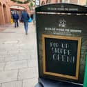 Ye Olde Pork Pie Shoppe is currently serving customers from a pop-up shop in the Bell Centre while major refurbishments are carried out on the Nottingham Street building