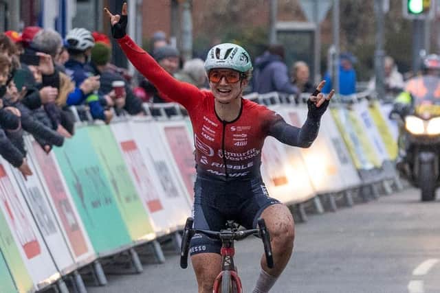 Lucy Harris wins the big race in Melton last weekend. Photo by John Walwyn.