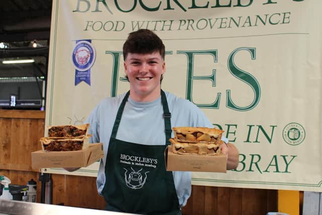 The Brocklebys stand at last year's PieFest event at the Stockyard in Melton