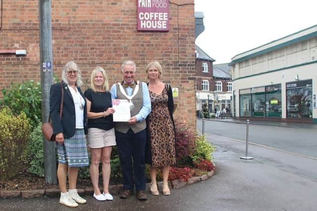 Off The Beaten Path receive their award in Melton's Hidden Gem competition