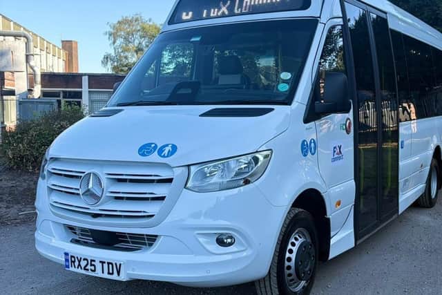 A FoxConnect bus - a third bus is being introduced to plug a gap in services in the Vale and Bottesford areas