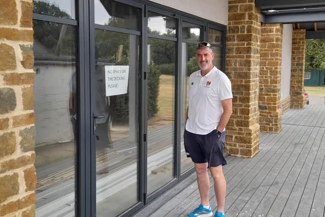 Belvoir Education & Sports Trust (BEST) chief executive Darren Bicknell outside the new hub at Knipton