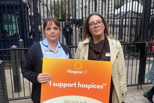 LOROS CEO Camilla Barrow and LOROS nurse Lisa Holford
