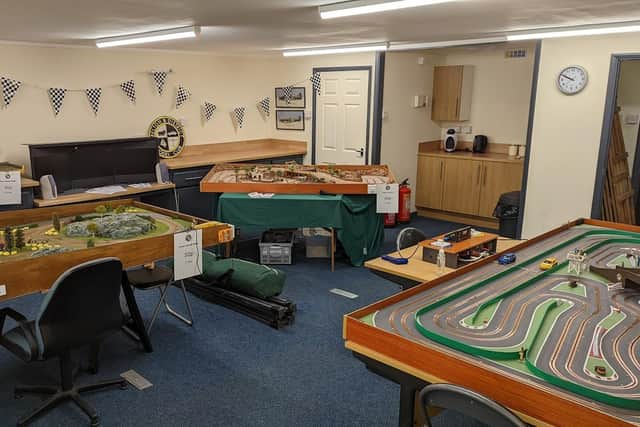 Slot car racing tracks used by Melton Model Club