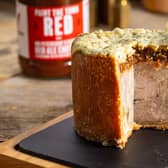 The limited edition Best of Melton pork pie on sale again at Dickinson and Morris' Ye Olde Pork Pie Shoppe in Melton