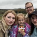 Leicestershire couple Lea (right) and her partner Sam have been supporting Yana (left) and her six-year-old daughter Eva, from Dnipro, in Ukraine