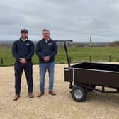 James, Clair, Emily and George Goodson at The Vale of Belvoir Natural Burial Ground in Bottesford