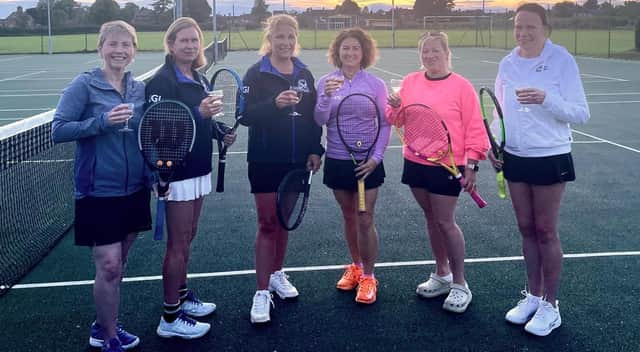 Some of Belvoir Ladies' first team's promotion-winning squad. More photos at www.meltontimes.co.uk.