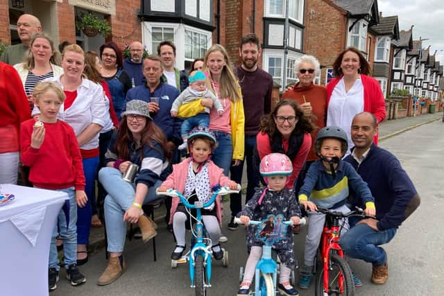 Craven Street residents enjoy their street party for the Platinum Jubilee