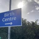 A sign to Melton's former St Mary's Birth Centre