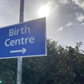 A sign to Melton's former St Mary's Birth Centre