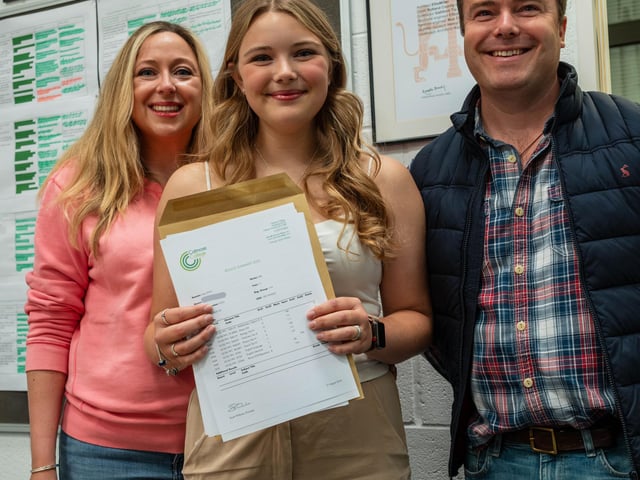 Proud parents.