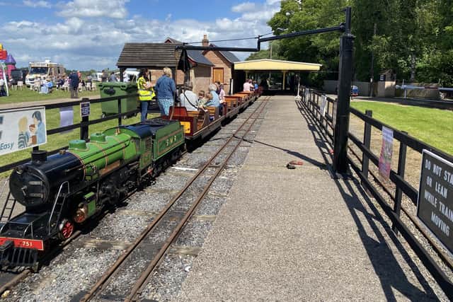 Scenes from a previous open weekend at Stapleford miniature railway