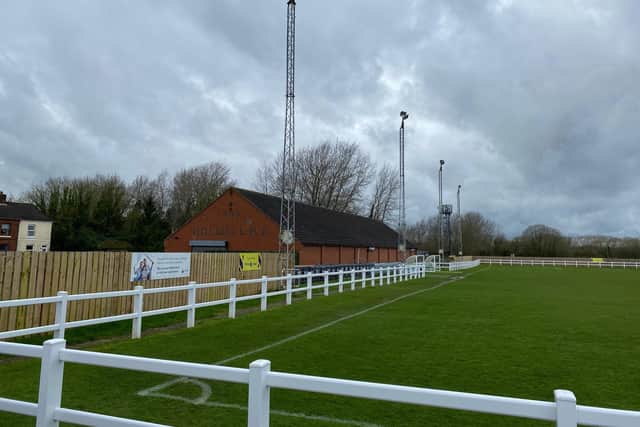 Holwell Sports FC's Welby Road HQ - the club was formerly known as Holwell Works FC until the 1980s