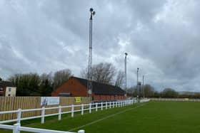 Holwell Sports FC's Welby Road HQ - the club was formerly known as Holwell Works FC until the 1980s