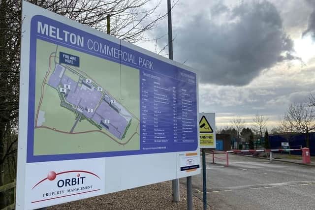Melton Commercial Park, where the former S&J European Haulage was formed