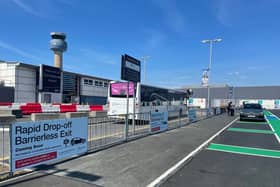 The removal of barriers at East Midlands Airport's Rapid Drop Off area will make it quicker and easier for customers
