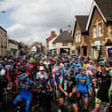 Riders gather at the start in Oakham for a previous CiCLE Classic.