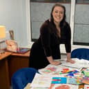 MP Alicia Kearns takes a look at the entries for the annual Christmas card competition last year