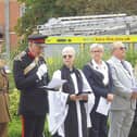 The flag-raising ceremony in Melton for Armed Forces Day which was broadcast on 103 The Eye