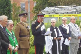 The flag-raising ceremony in Melton for Armed Forces Day which was broadcast on 103 The Eye