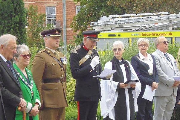 The flag-raising ceremony in Melton for Armed Forces Day which was broadcast on 103 The Eye