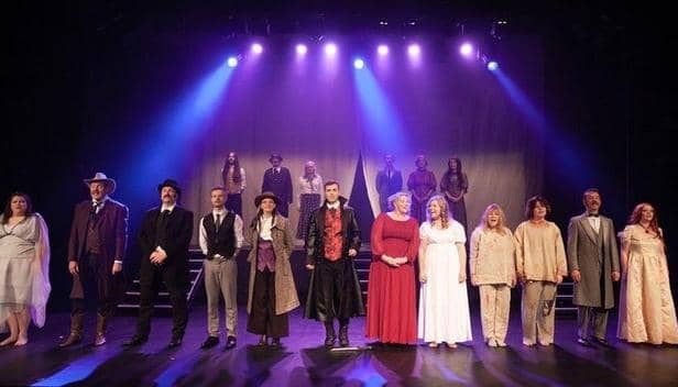 The cast of Dracula - The Musical at Melton Theatre