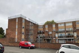 Melton Council are set to raise the roof at this block of town centre flats in Chapel Street