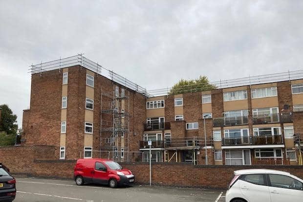 Melton Council are set to raise the roof at this block of town centre flats in Chapel Street