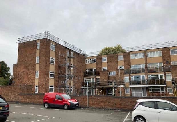 Melton Council are set to raise the roof at this block of town centre flats in Chapel Street