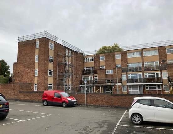 Melton Council are set to raise the roof at this block of town centre flats in Chapel Street