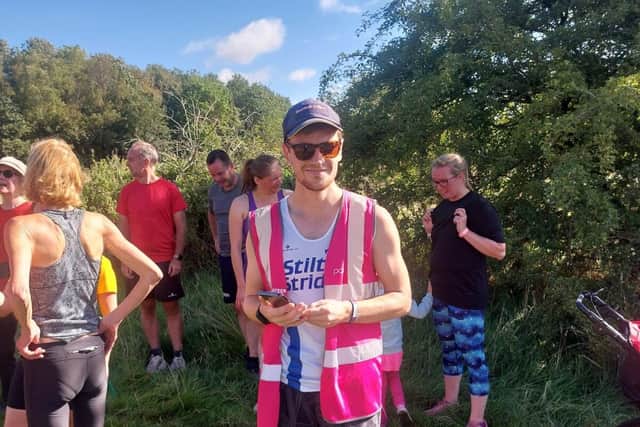 Runner Daniel Kelly fundraising for Mencap