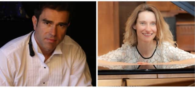 Richard Coxon and Anne Bolt, who are to perform a concert at Hoby church