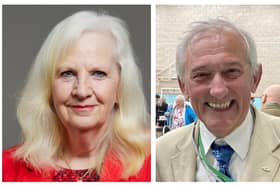 Baroness Sharon Taylor, Parliamentary Under-Secretary of State for Housing and Local Government, met with Leicestershire and Rutland council leaders, including Councillor Pip Allnatt (right)