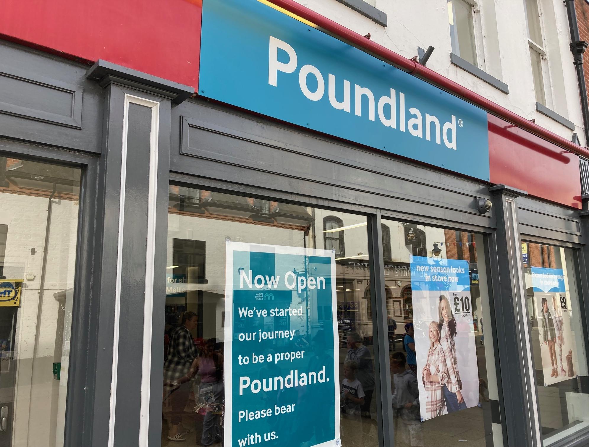 Melton s new Poundland store set to open