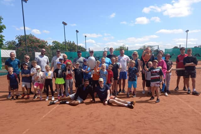 Players at this year's Melton Parents and Child tournament.