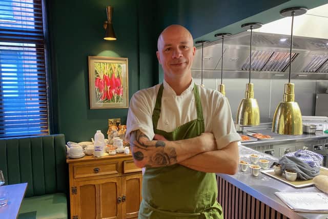 Head chef at the Noel's Arms, Luke McGowan