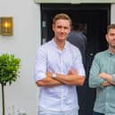 Stuart Broad (left) and Harry Gurney are preparing to launch their pub