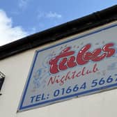 The modern signage for Tubes Nightclub in Melton Mowbray
