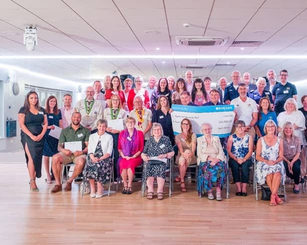 Last year's beneficiaries of the Ragdale Hall Community Chest