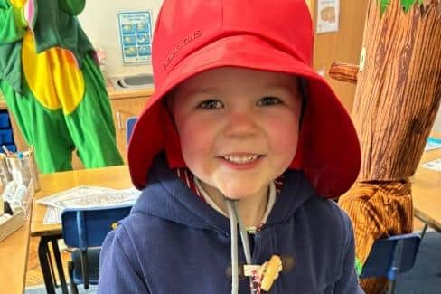 Buckminster School pupil as Paddington Bear