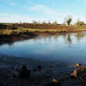 Part of the wetland flood-risk measures at Whissendine