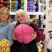 Lisa Pocklington and Debbie Smith, who are running wellbeing craft workshops in Melton Mowbray