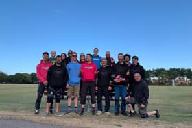 Members of the Skydive Langar team who put on a display in Skegness