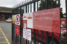 Melton's Royal Mail collection depot
