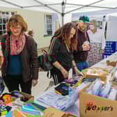 A market stall run by members of Pepper's at Melton