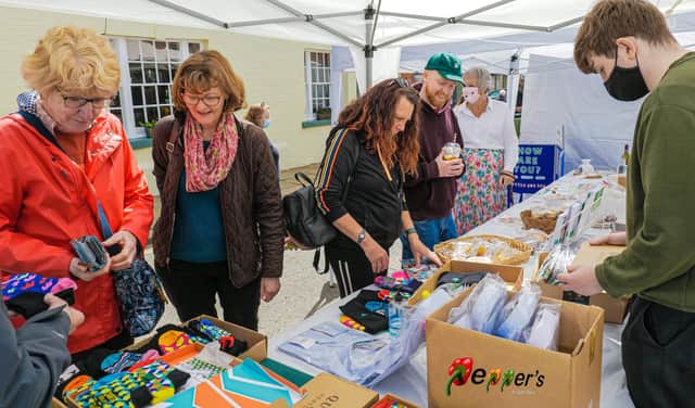 A market stall run by members of Pepper's at Melton