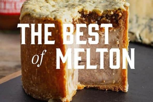 The limited edition Melton pork pie produced for this week's reopening of Ye Olde Pork Pie Shoppe