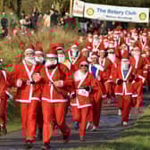 A previous edition of the Santa Fun Run in Melton Country Park